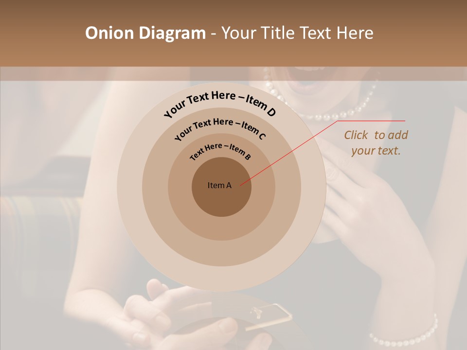 Happy Dessert Hand PowerPoint Template
