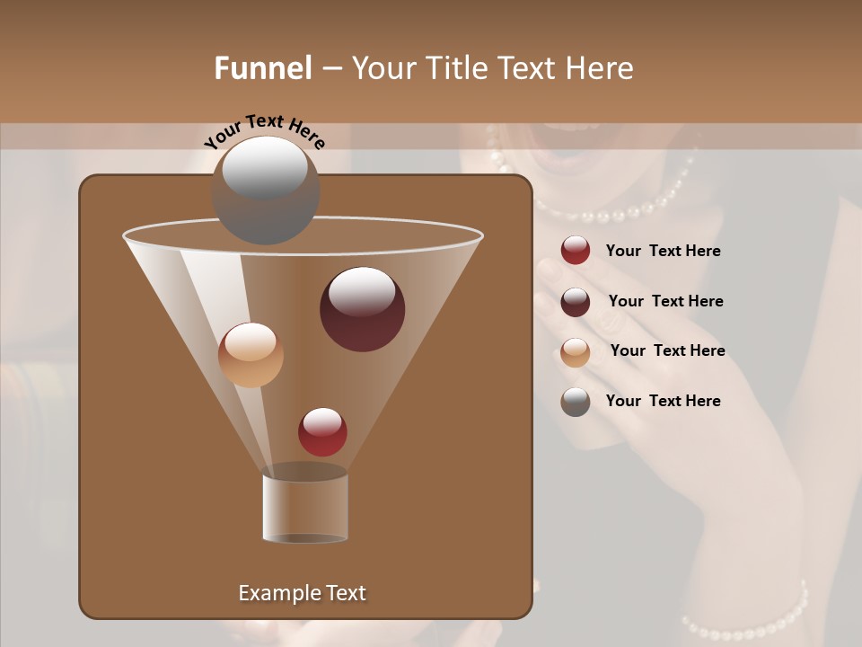 Happy Dessert Hand PowerPoint Template