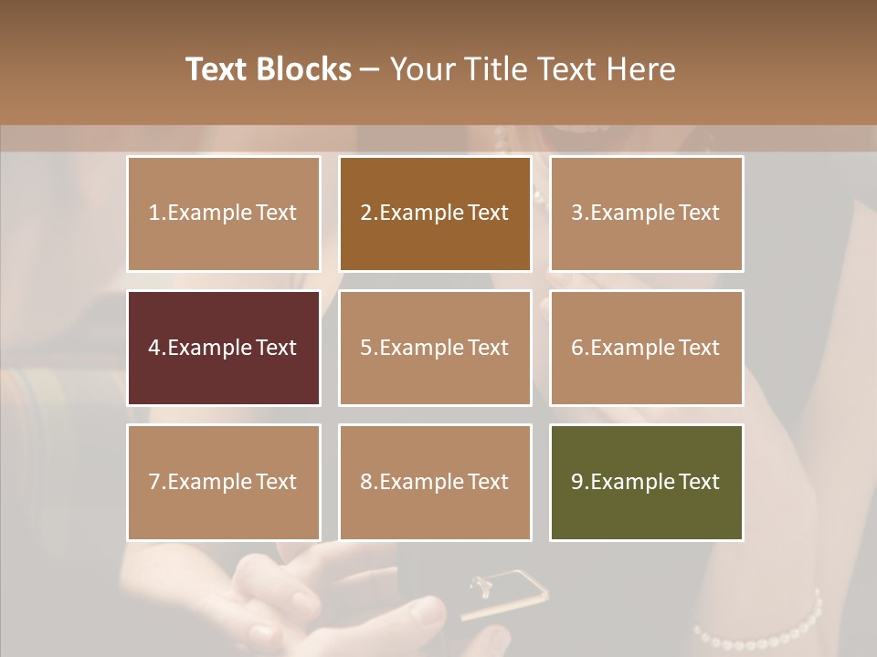 Happy Dessert Hand PowerPoint Template