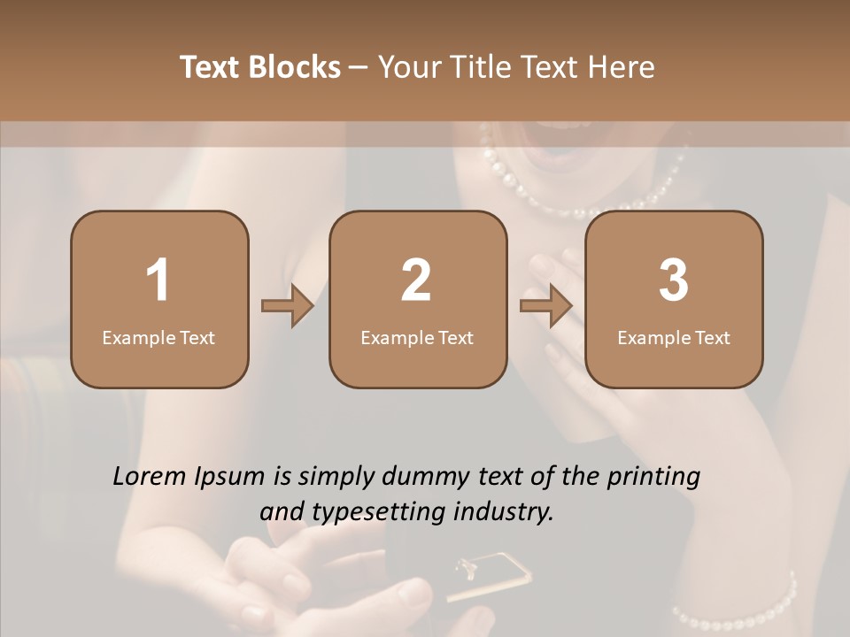 Happy Dessert Hand PowerPoint Template