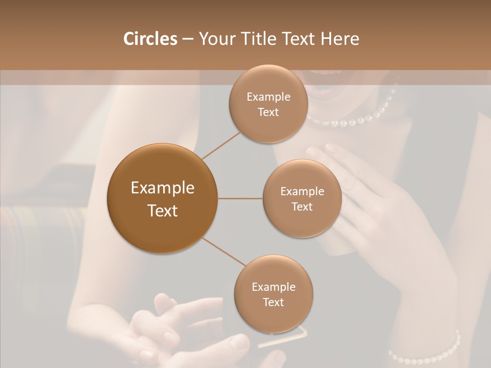 Happy Dessert Hand PowerPoint Template