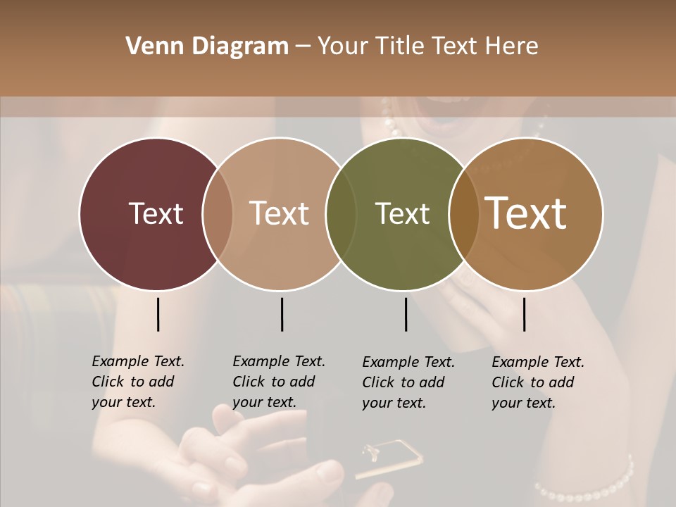 Happy Dessert Hand PowerPoint Template
