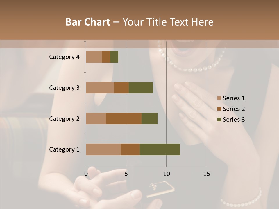 Happy Dessert Hand PowerPoint Template