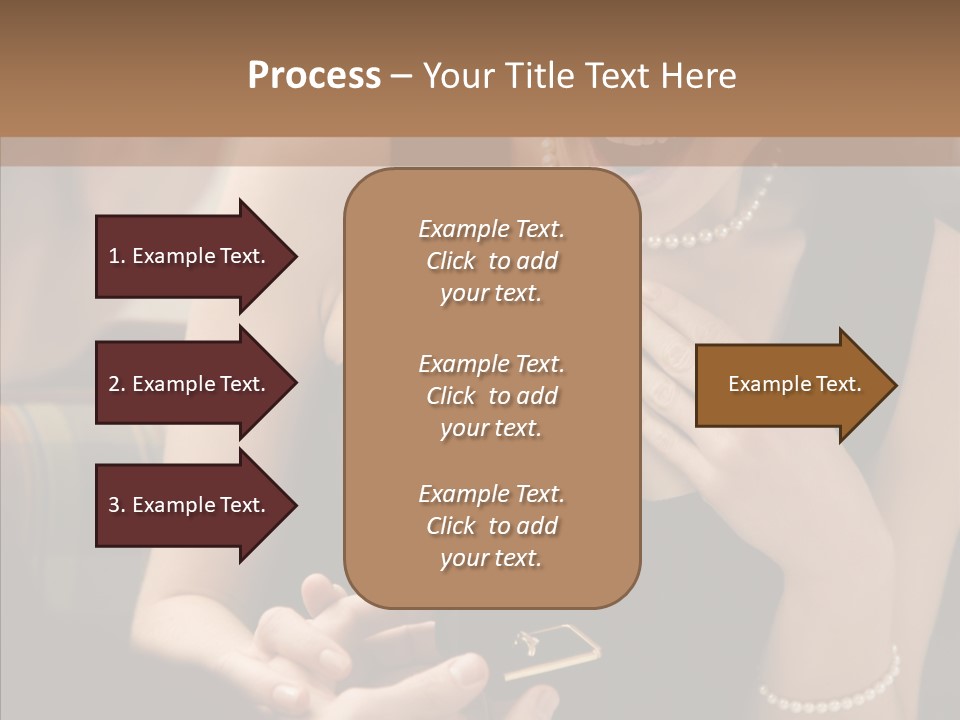 Happy Dessert Hand PowerPoint Template