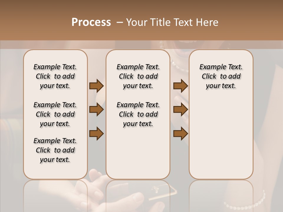 Happy Dessert Hand PowerPoint Template