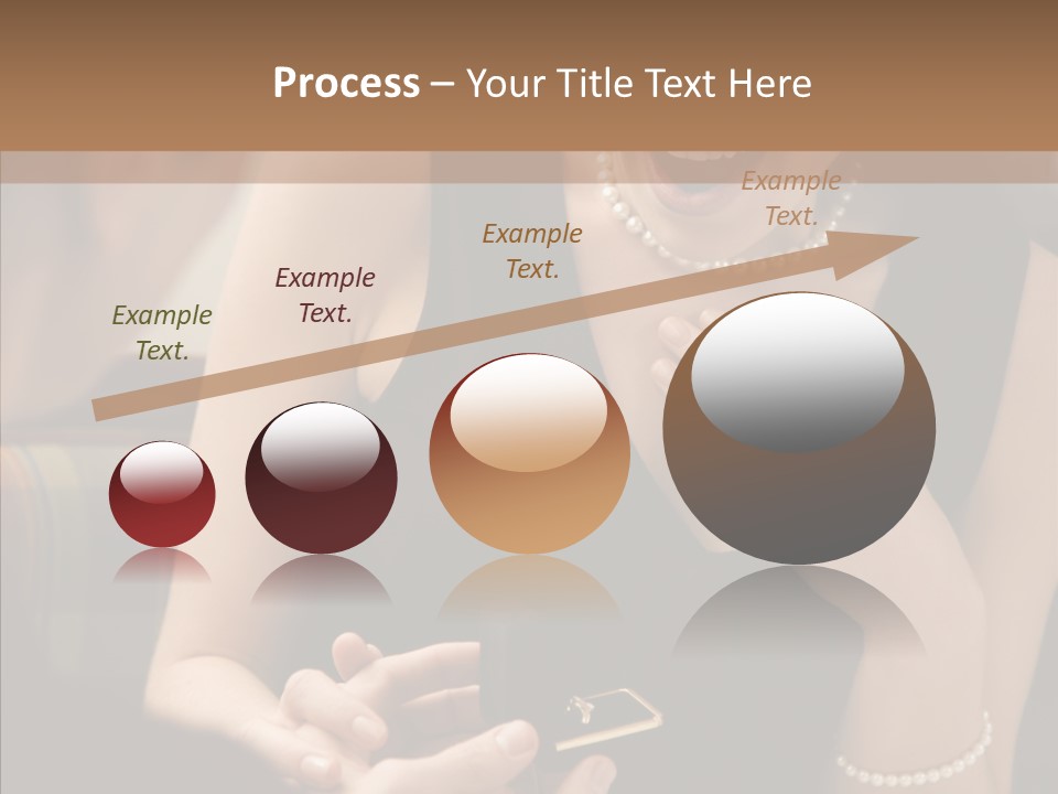Happy Dessert Hand PowerPoint Template