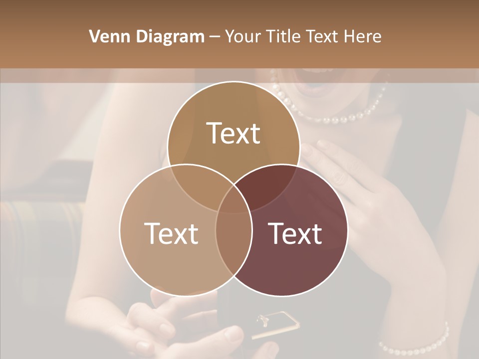 Happy Dessert Hand PowerPoint Template