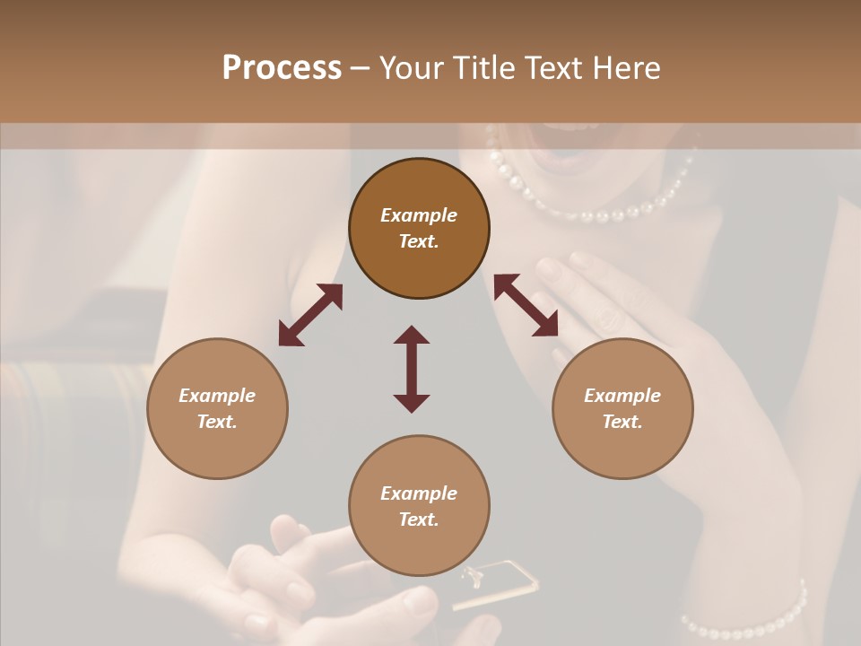 Happy Dessert Hand PowerPoint Template