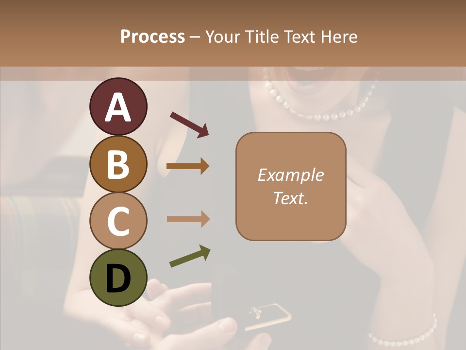 Happy Dessert Hand PowerPoint Template