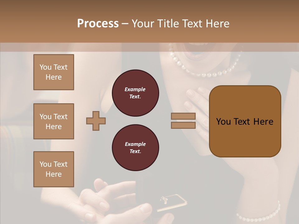 Happy Dessert Hand PowerPoint Template
