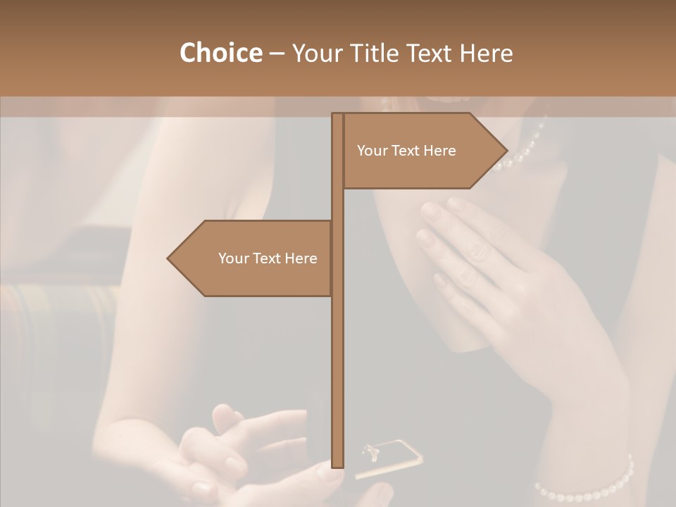 Happy Dessert Hand PowerPoint Template