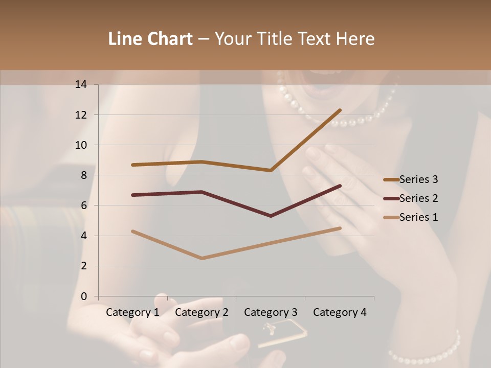 Happy Dessert Hand PowerPoint Template