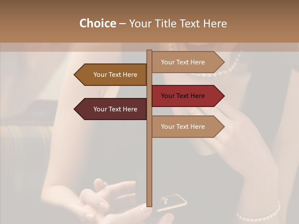 Happy Dessert Hand PowerPoint Template