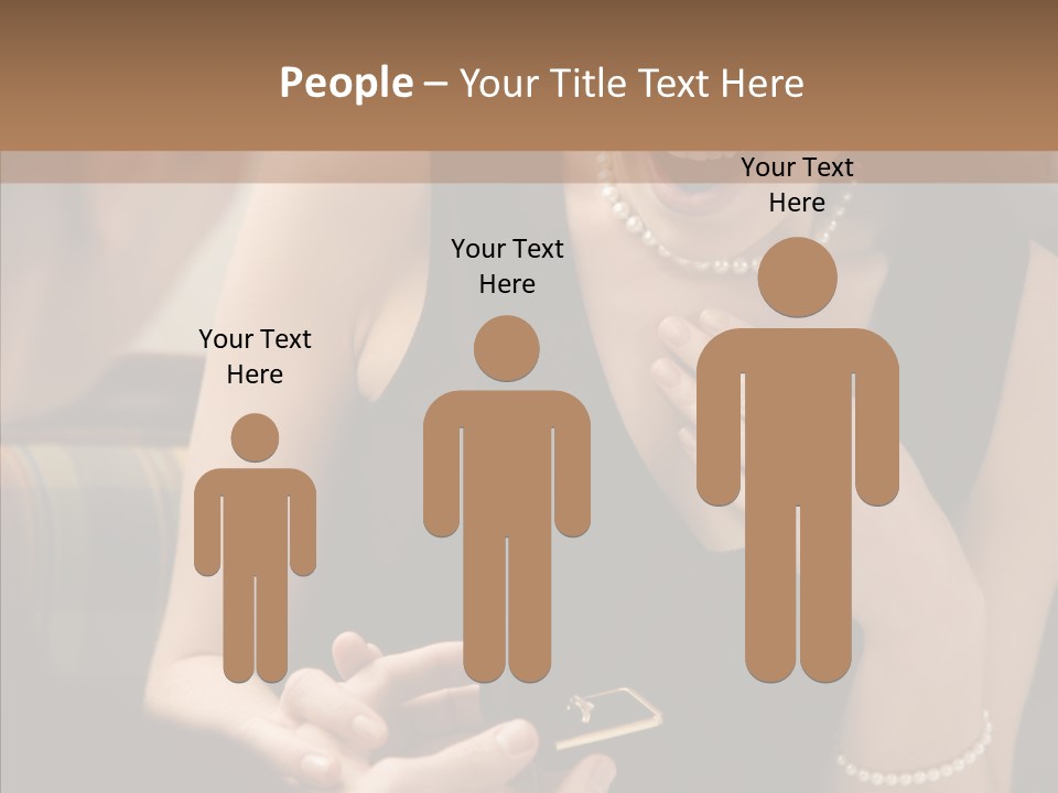 Happy Dessert Hand PowerPoint Template