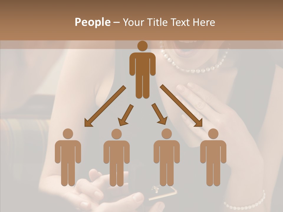 Happy Dessert Hand PowerPoint Template