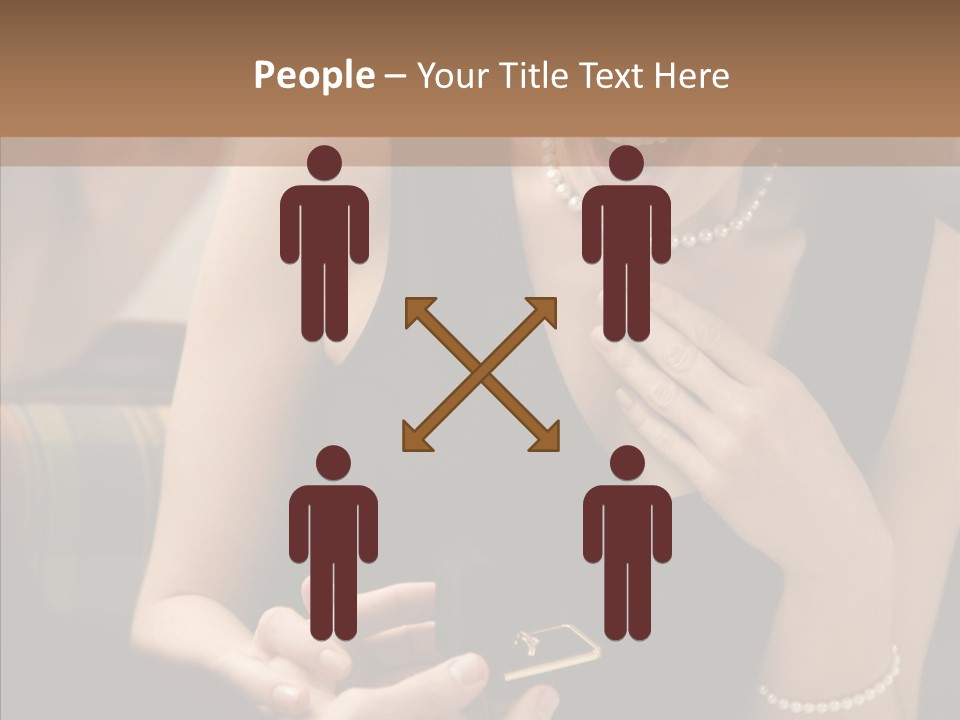 Happy Dessert Hand PowerPoint Template