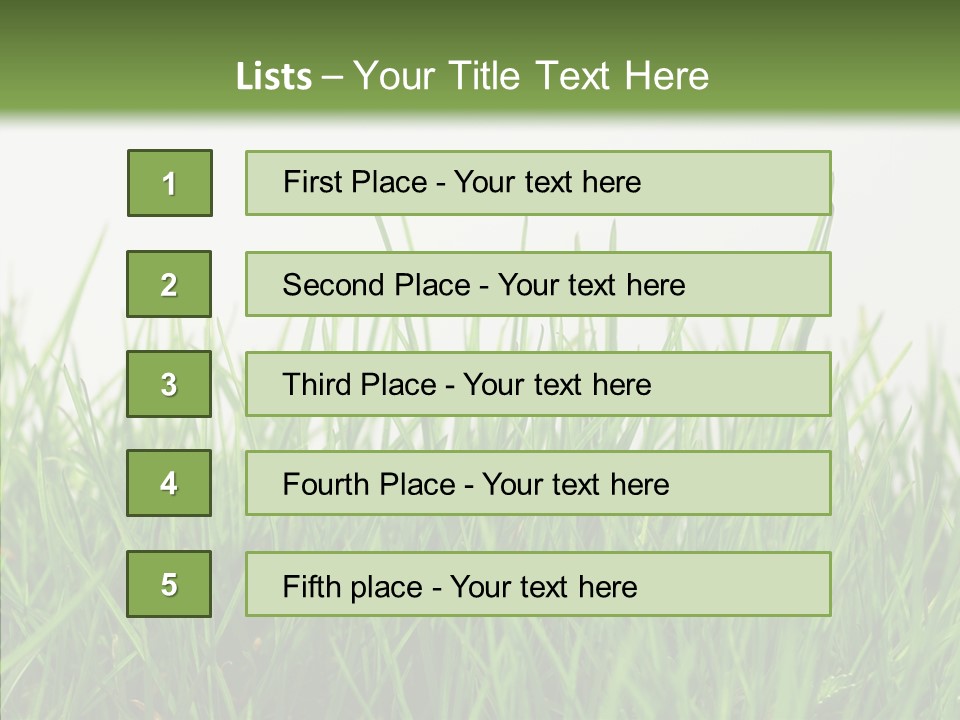 Harmony Plant Field PowerPoint Template