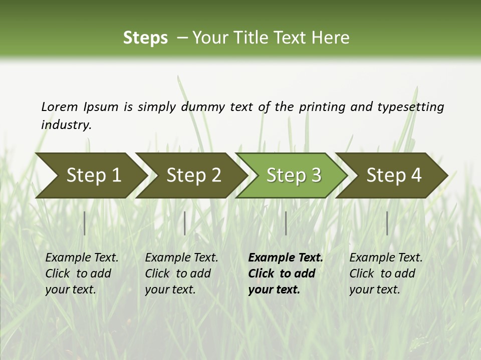 Harmony Plant Field PowerPoint Template