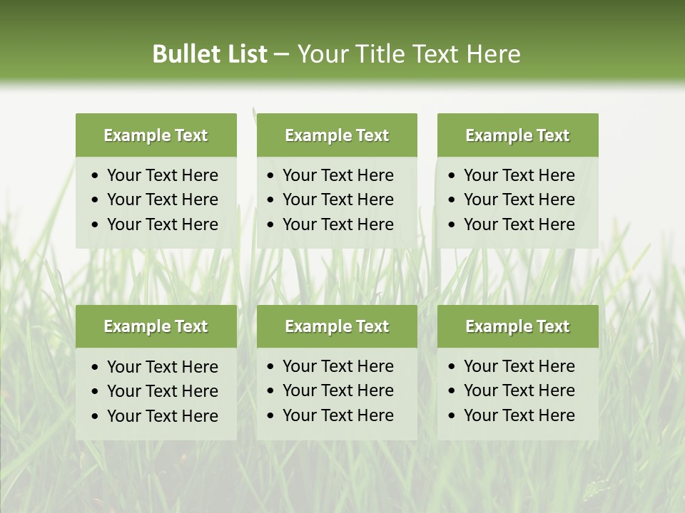 Harmony Plant Field PowerPoint Template