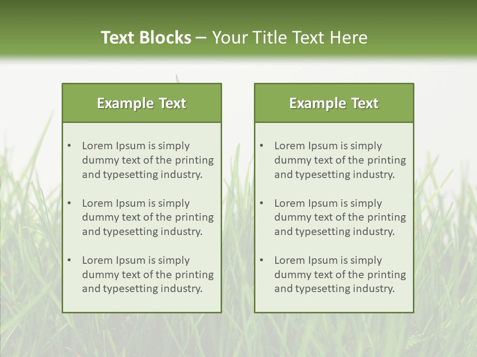 Harmony Plant Field PowerPoint Template