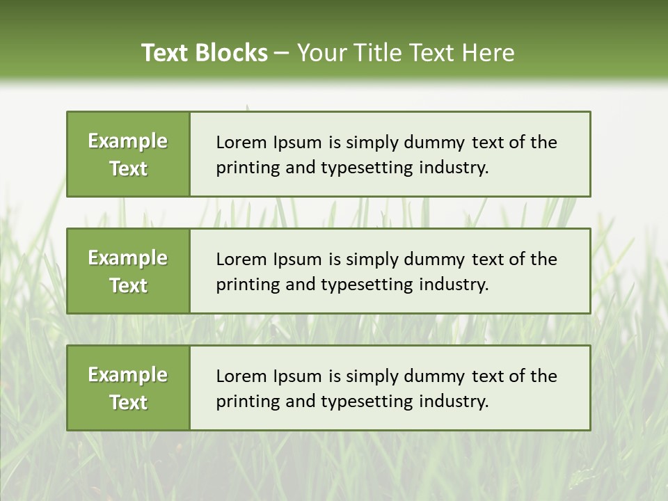 Harmony Plant Field PowerPoint Template