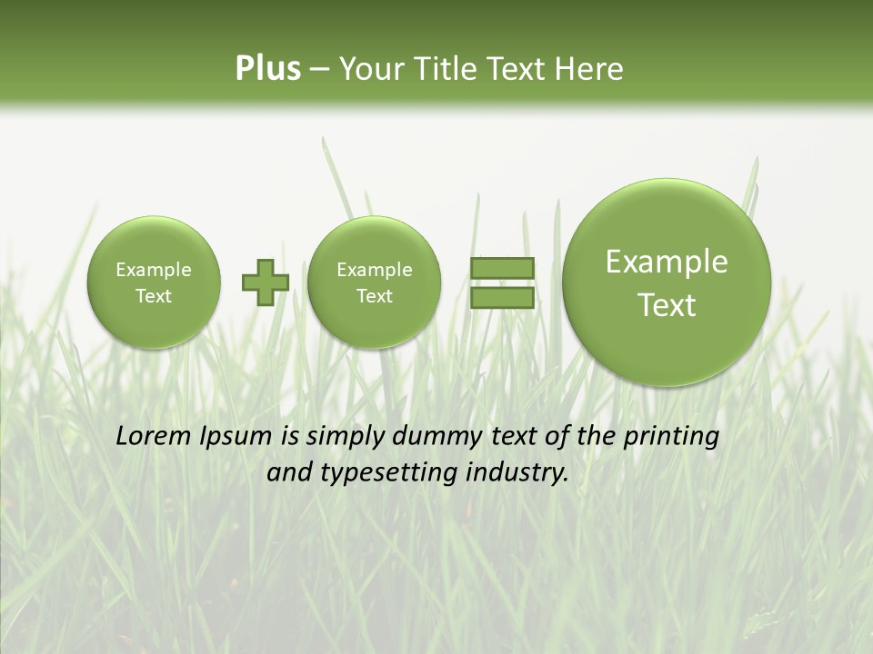 Harmony Plant Field PowerPoint Template