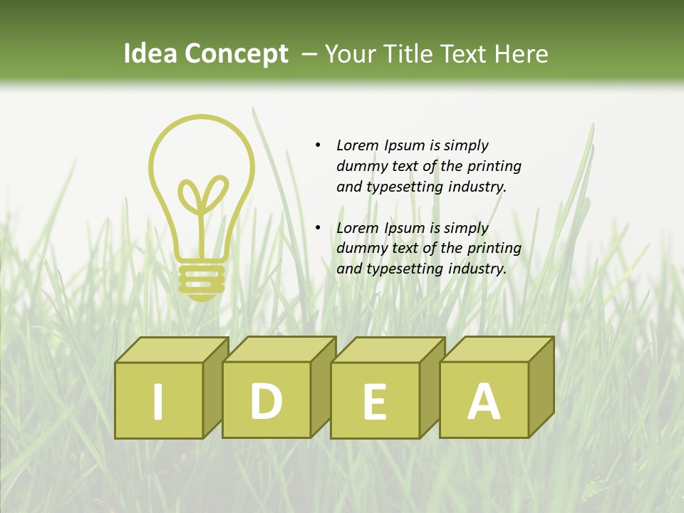 Harmony Plant Field PowerPoint Template