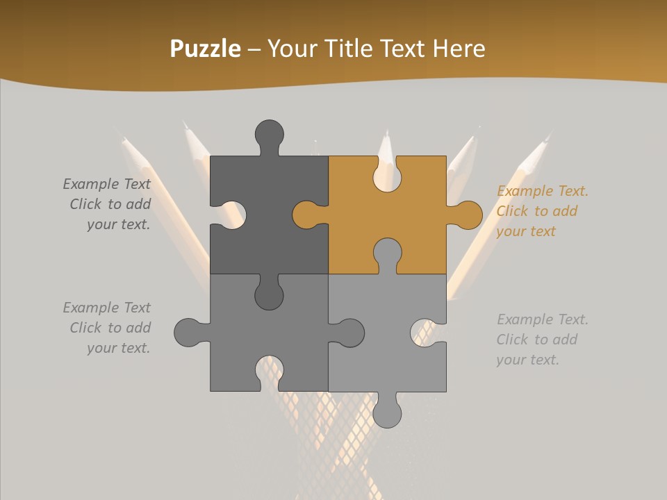 Pencil Studio Life PowerPoint Template