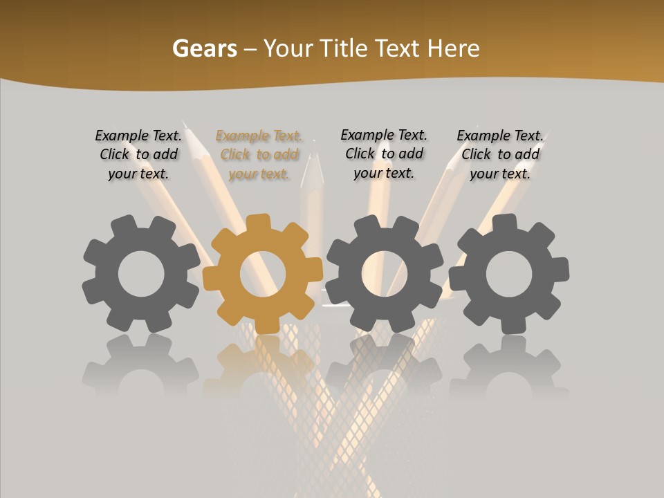 Pencil Studio Life PowerPoint Template