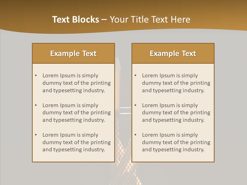 Pencil Studio Life PowerPoint Template