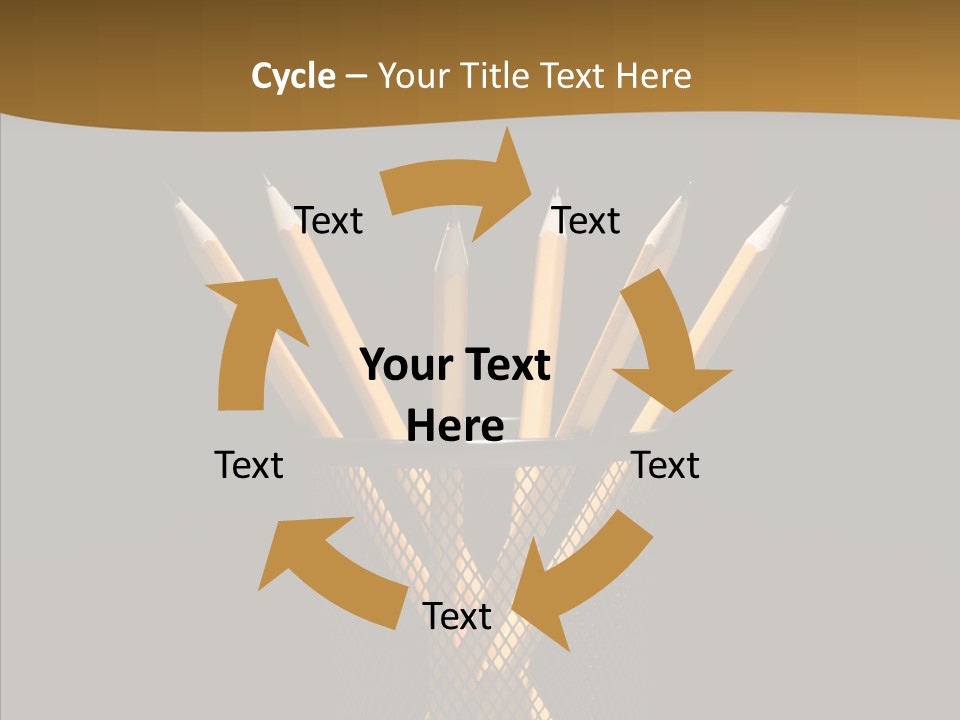 Pencil Studio Life PowerPoint Template