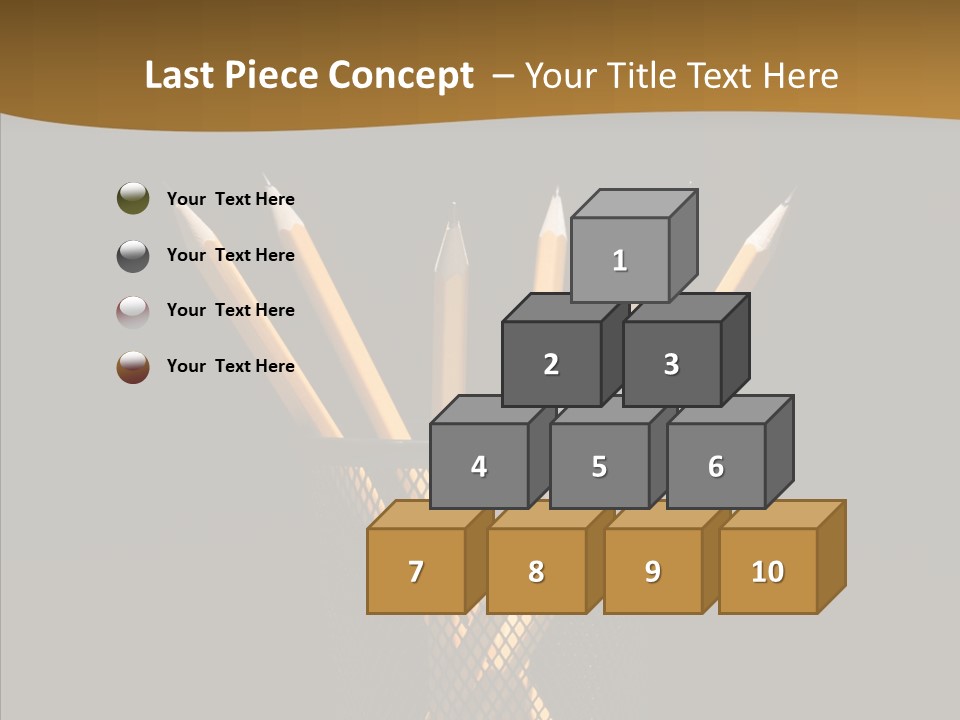 Pencil Studio Life PowerPoint Template