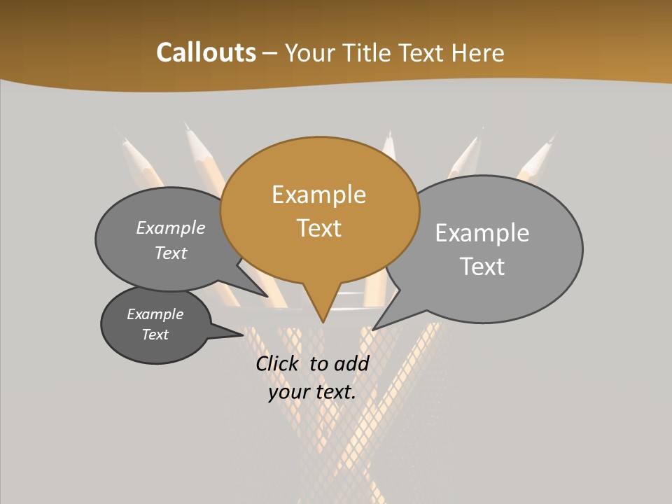 Pencil Studio Life PowerPoint Template