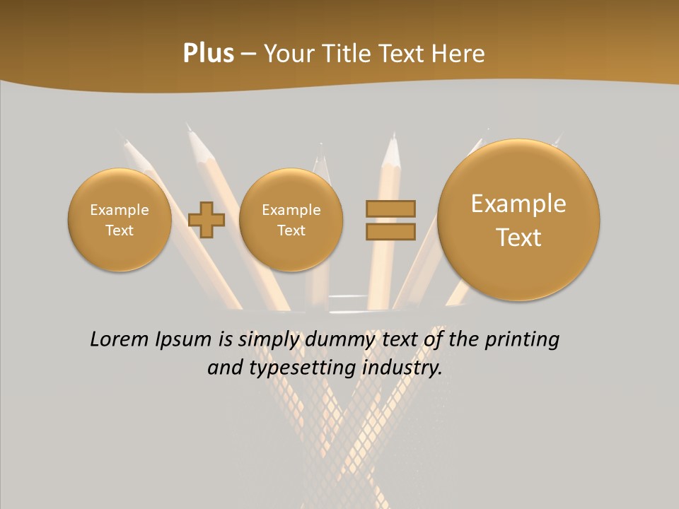 Pencil Studio Life PowerPoint Template