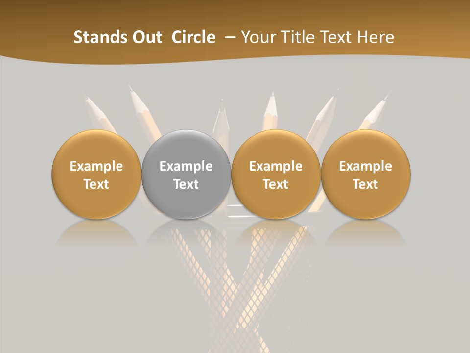 Pencil Studio Life PowerPoint Template