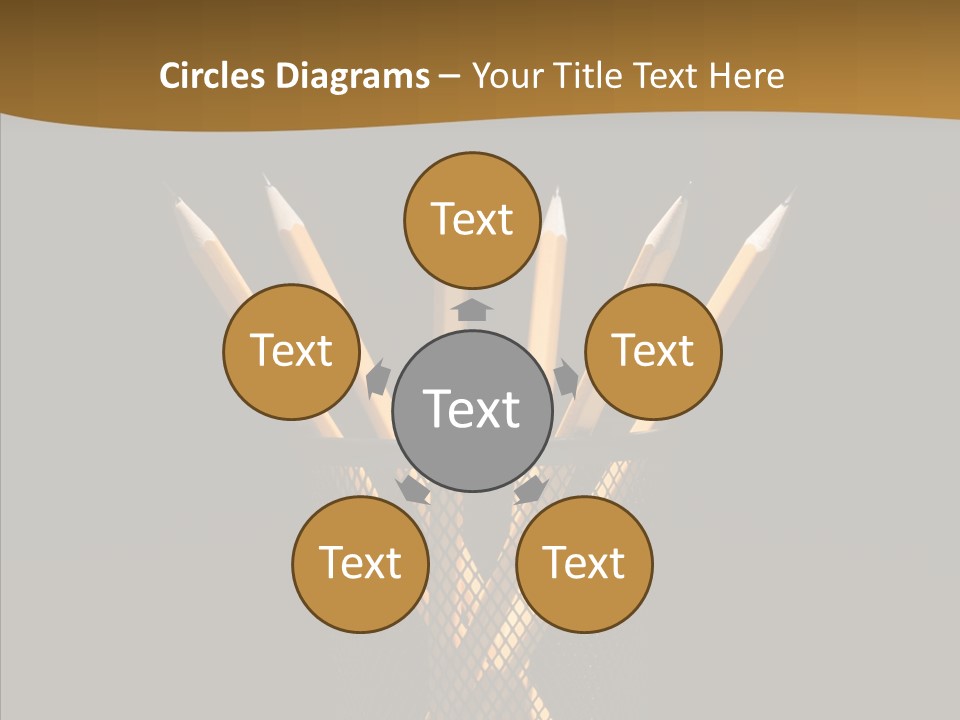 Pencil Studio Life PowerPoint Template