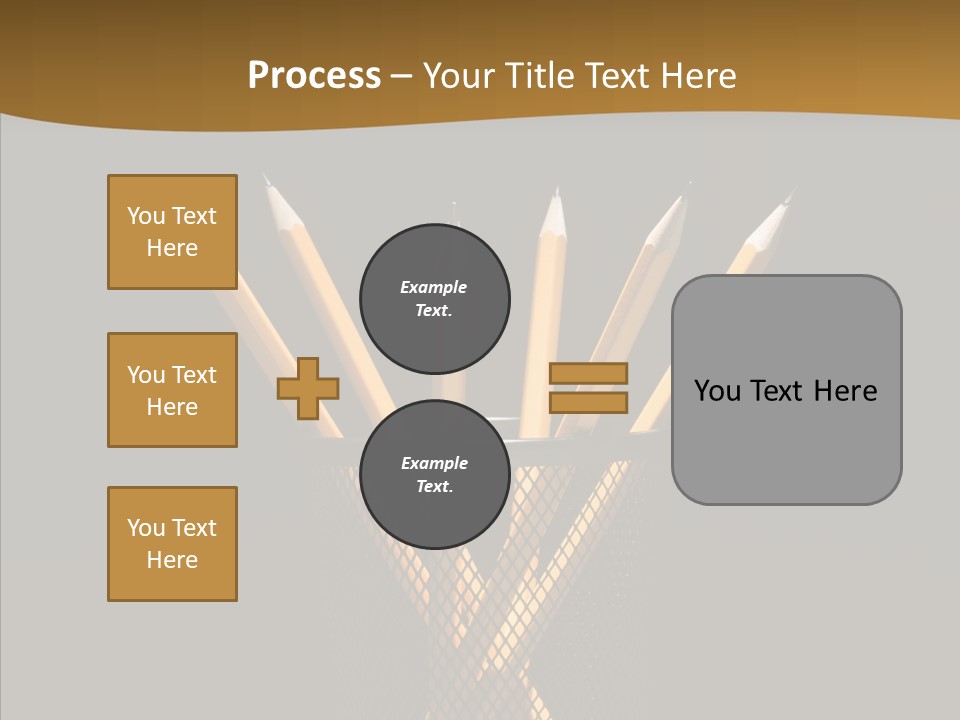 Pencil Studio Life PowerPoint Template
