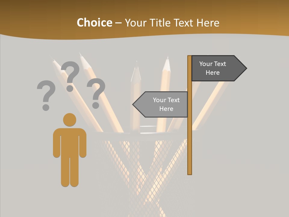 Pencil Studio Life PowerPoint Template