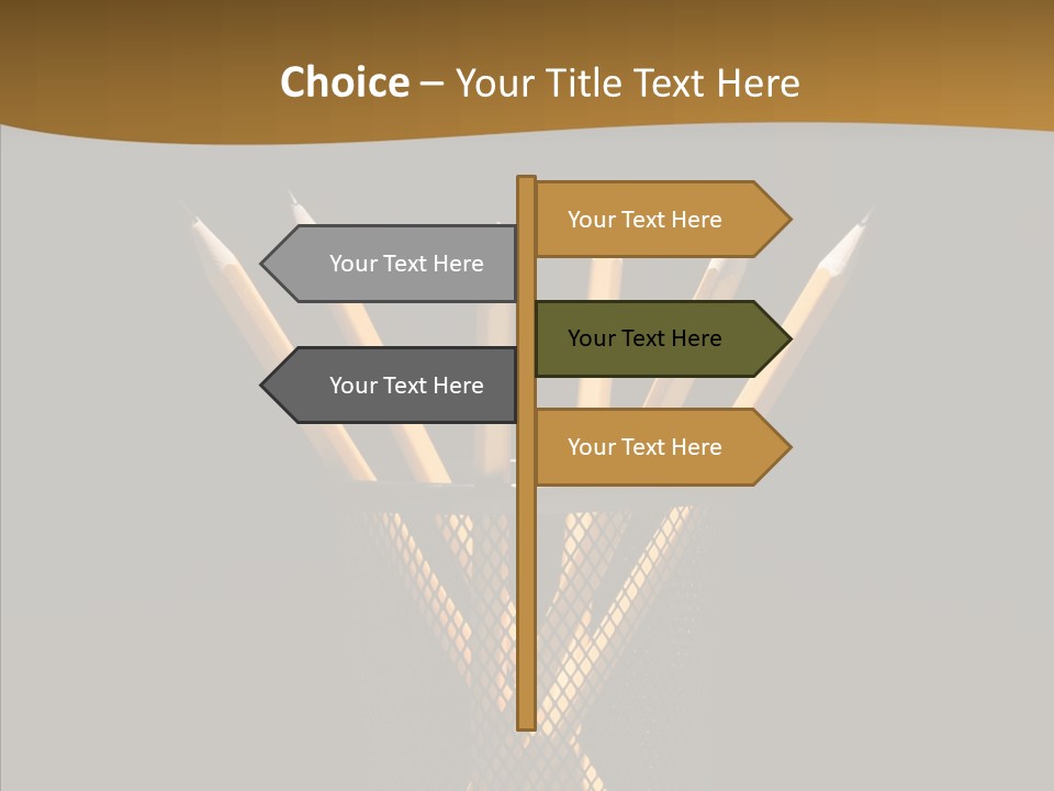 Pencil Studio Life PowerPoint Template