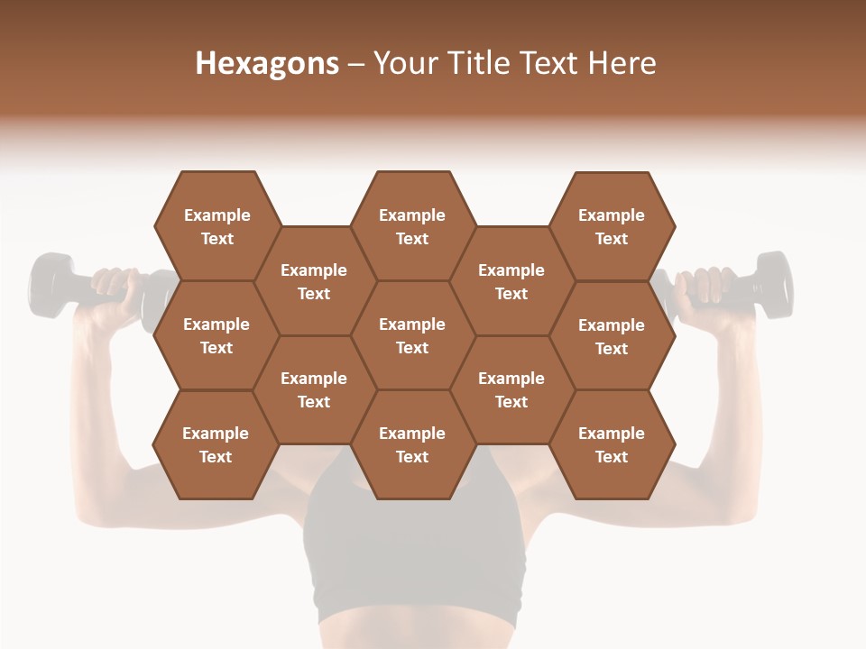 Looking Beautiful Dumbel PowerPoint Template