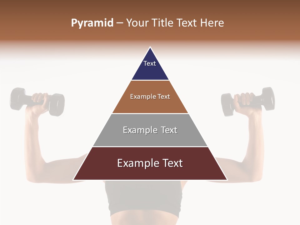 Looking Beautiful Dumbel PowerPoint Template