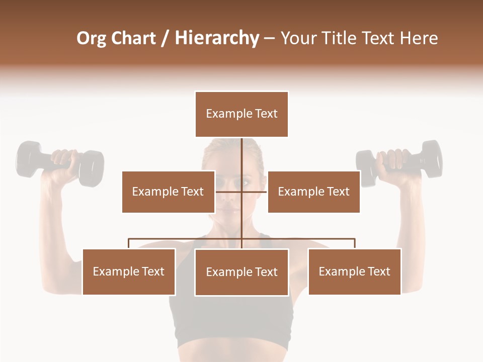 Looking Beautiful Dumbel PowerPoint Template