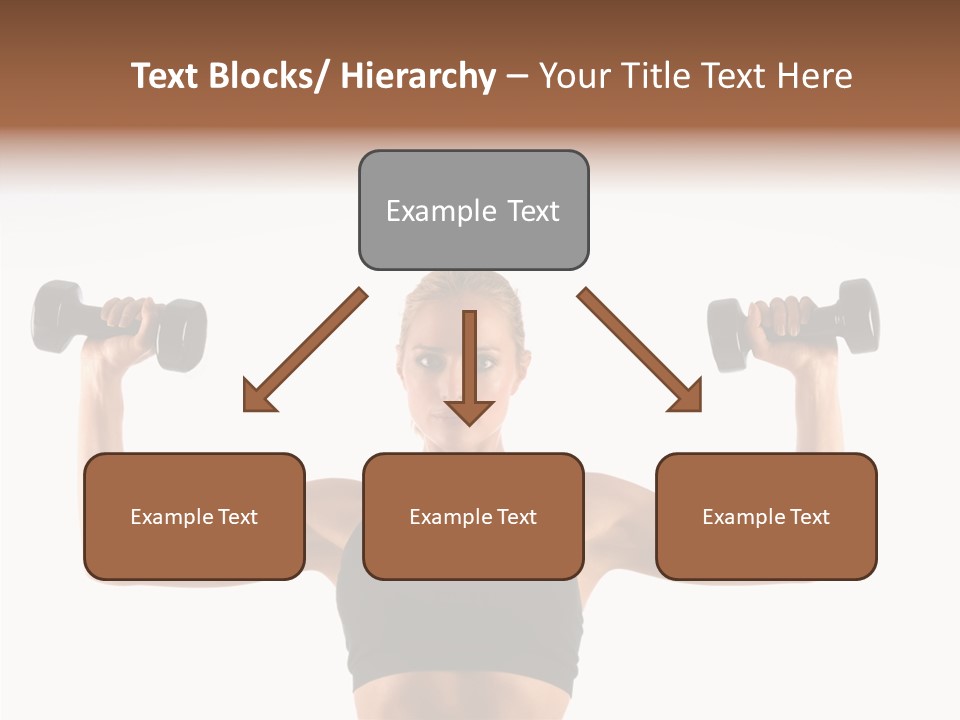 Looking Beautiful Dumbel PowerPoint Template