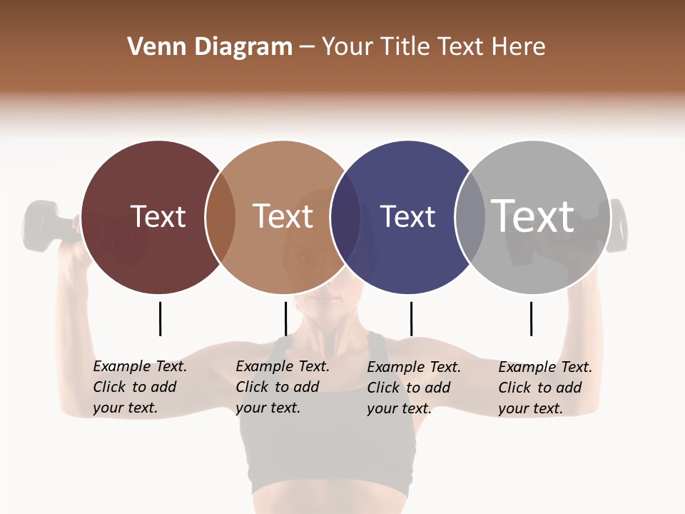 Looking Beautiful Dumbel PowerPoint Template