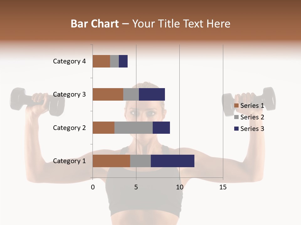 Looking Beautiful Dumbel PowerPoint Template