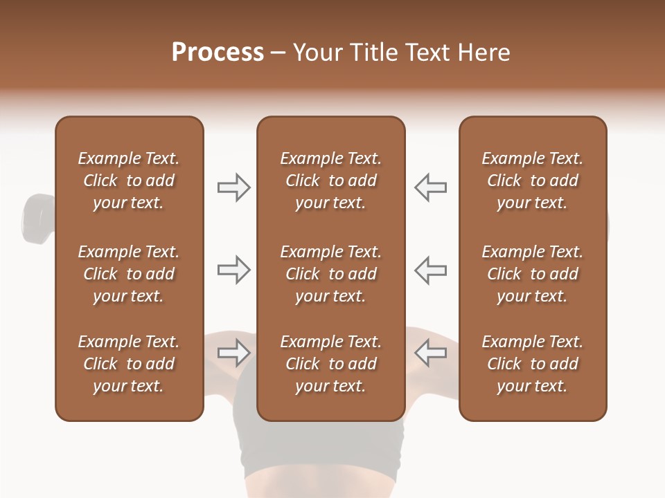 Looking Beautiful Dumbel PowerPoint Template