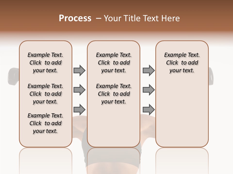 Looking Beautiful Dumbel PowerPoint Template