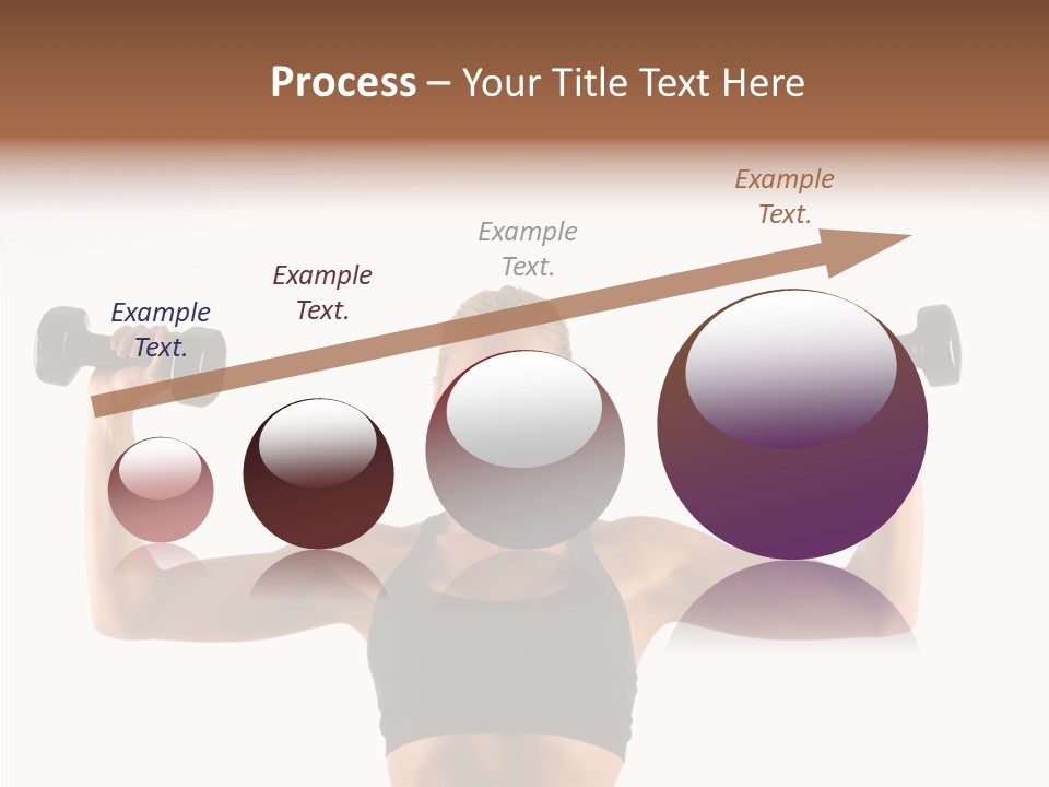 Looking Beautiful Dumbel PowerPoint Template