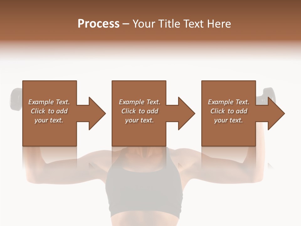 Looking Beautiful Dumbel PowerPoint Template