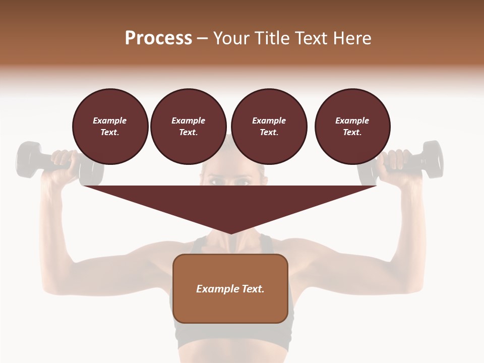 Looking Beautiful Dumbel PowerPoint Template